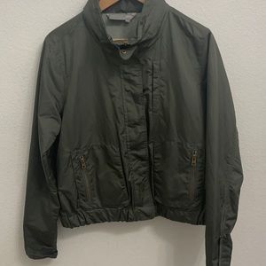 Athleta Bomber Jacket - Military Green (Hooded)